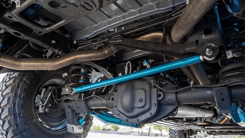 stabilizer linkage, complete sway bar link kit installed
